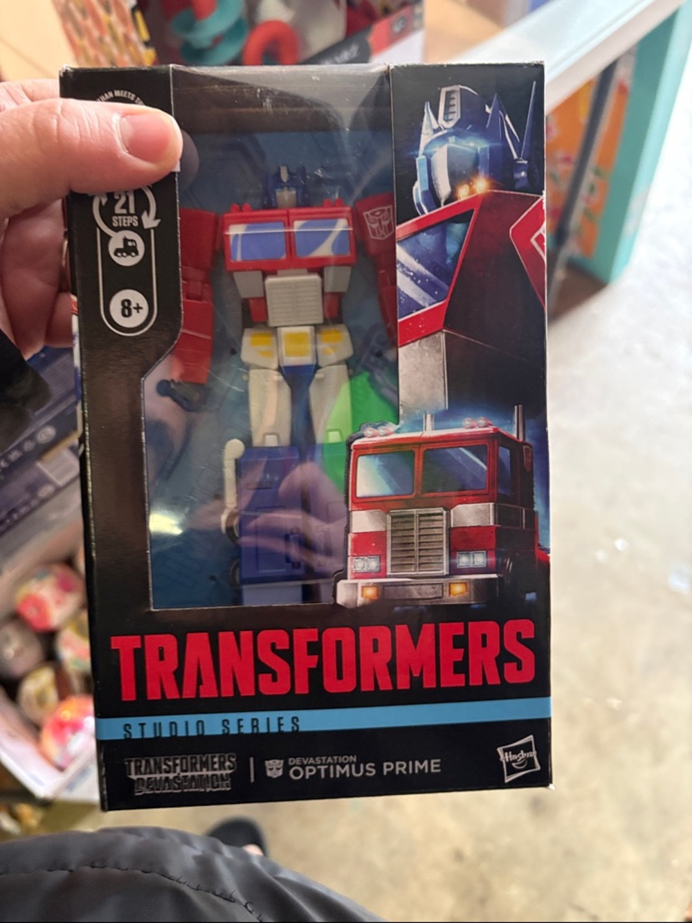 Hasbro Transformers Optimus Prime Figure - Red, Blue, White